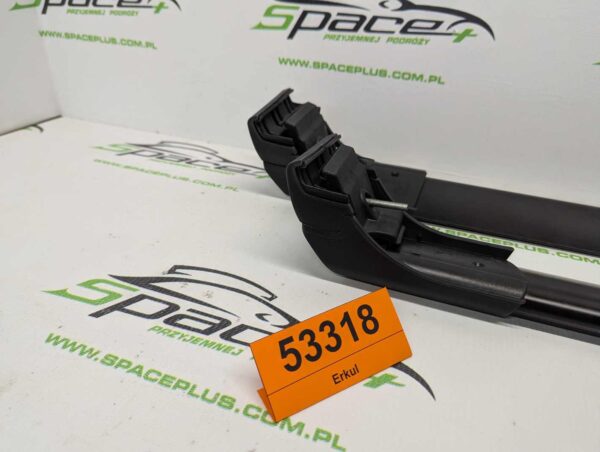 Bagażnik dachowy bazowy belki poprzeczki na zintegrowane relingi Erkul