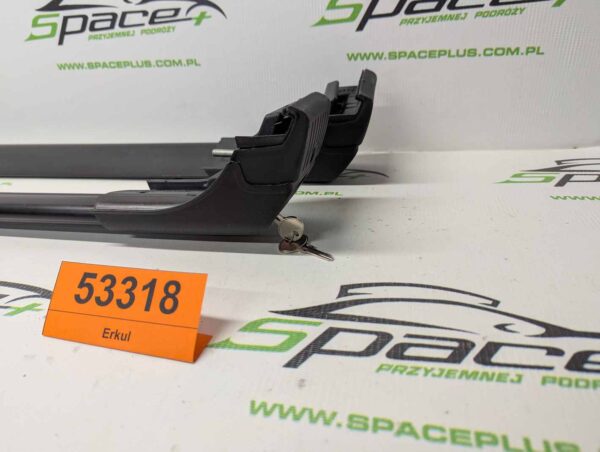 Bagażnik dachowy bazowy belki poprzeczki na zintegrowane relingi Erkul