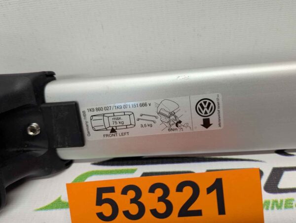 Bagażnik dachowy bazowy belki poprzeczki Oryginał Volkswagen Golf 5, 6, Jetta