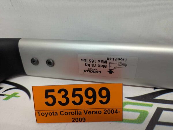 Bagażnik dachowy bazowy belki poprzeczki Toyota Corolla Verso 2004-2009