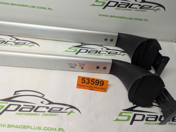 Bagażnik dachowy bazowy belki poprzeczki Toyota Corolla Verso 2004-2009