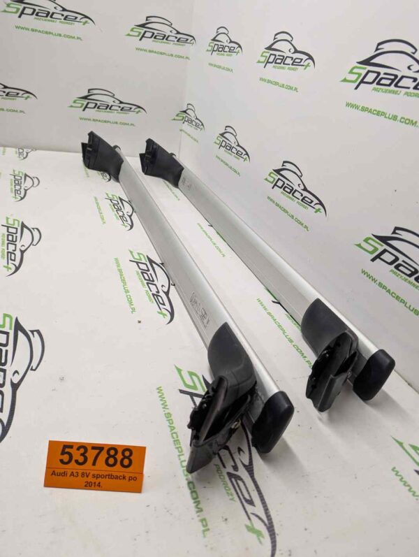 PXL_20251128_162823942_scaled.jpg Bagażnik dachowy bazowy belki poprzeczki Audi A3 8V sportback po 2014.