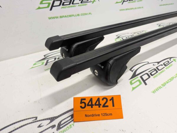 Bagażnik dachowy bazowy belki poprzeczki na otwarte relingi Nordrive 125cm