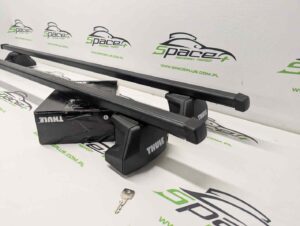 Bagaznik dachowy Thule SquareBar 761 + Kit 183021 + Stopy 7107