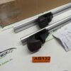 PXL_20250409_161540302_scaled-2.jpg Bagażnik dachowy bazowy belki poprzeczki Amazon Basics 132cm B083T53K3P na otwarte relingi.