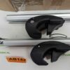 PXL_20250409_162326530_scaled-2.jpg Bagażnik dachowy bazowy belki poprzeczki Amazon Basics 142cm B083T54H2S na otwarte relingi.