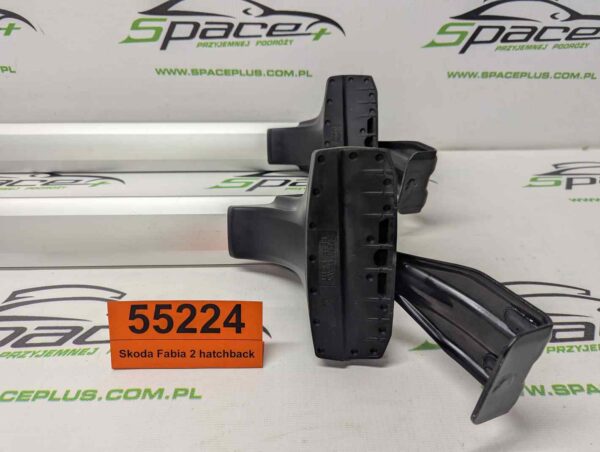 Bagażnik dachowy bazowy belki poprzeczki Skoda Fabia 2 hatchback