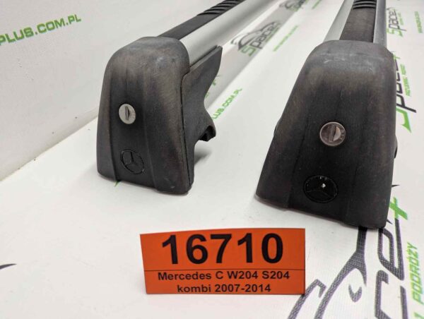 Bagażnik dachowy bazowy belki poprzeczki Mercedes C W204 S204 kombi 2007-2014