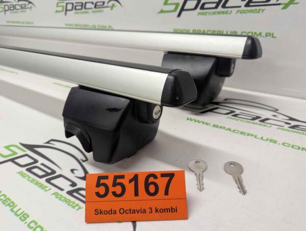 Bagażnik dachowy bazowy belki poprzeczki Skoda Octavia 3 kombi