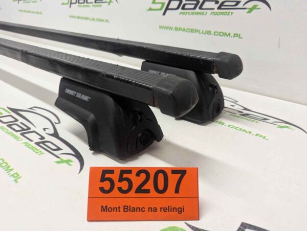 Bagażnik dachowy bazowy belki poprzeczki Oryginał Mont Blanc na relingi