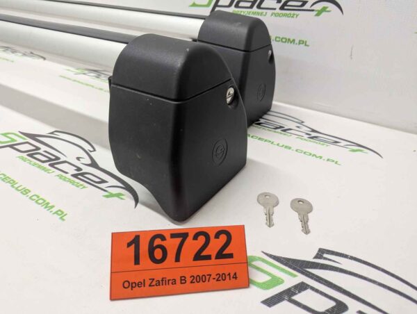Bagażnik dachowy bazowy belki poprzeczki Opel Zafira B 2007-2014