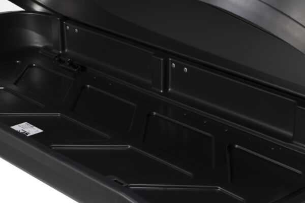 Bagażnik box dachowy Taurus Easy 430 czarny matowy. 180x78x44