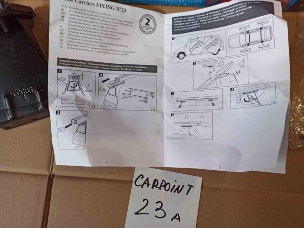 Bagażnik dachowy bazowy Carpoint 23A Ford Focus