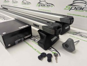 PXL_20260430_121804430_scaled.jpg Bagaznik dachowy Thule SlideBar 893 + Kit 186032 + Stopy 7106