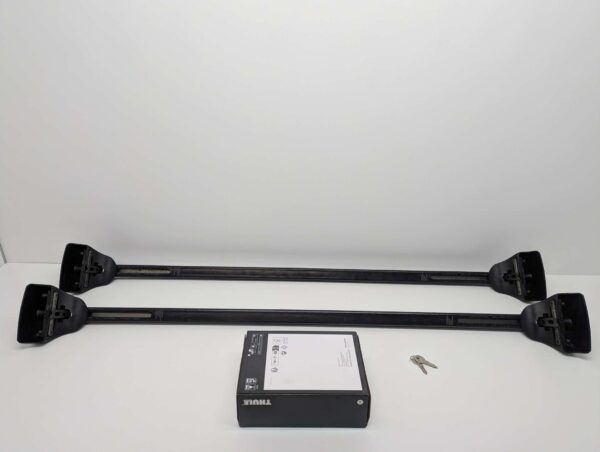 PXL_20260618_093407546_scaled.jpg Bagaznik dachowy Thule SquareBar EVO 7122 + Kit 184019 + Stopy 753