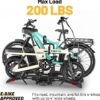 Uchwyt bagażnik rowerowy platforma na hak na 2 rowery Favoto FT001874ZH_EU