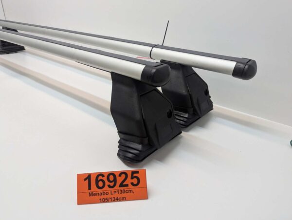 Bagażnik dachowy bazowy belki poprzeczki Menabo w punkty dachowe L=130cm, 105/134cm
