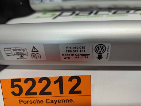 Bagażnik dachowy bazowy belki poprzeczki Porsche Cayenne, Volkswagen Touareg